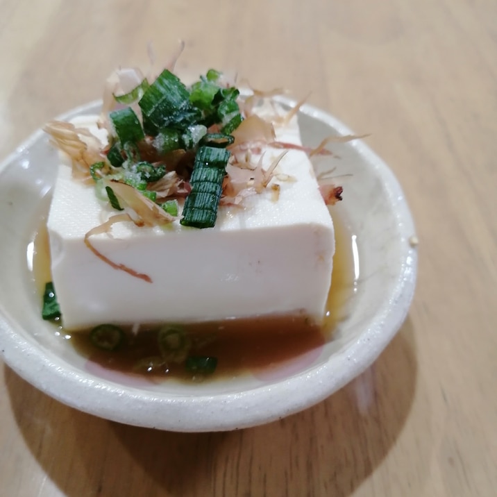 めんつゆで簡単!電子レンジdeほっとする味♪温奴